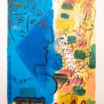 Le profile bleu. Fontacion Maeght. Saint Paul.