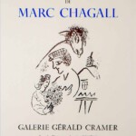 Autour des poemes de Marc Chagall. Galerie Gerald Cramer. Geneve.