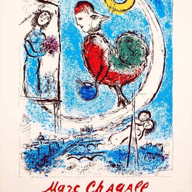 Le coq sur Paris. 90 Anniversary. Cecile Gallery. Washington.