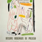 The Meals Original Drawings by Picasso