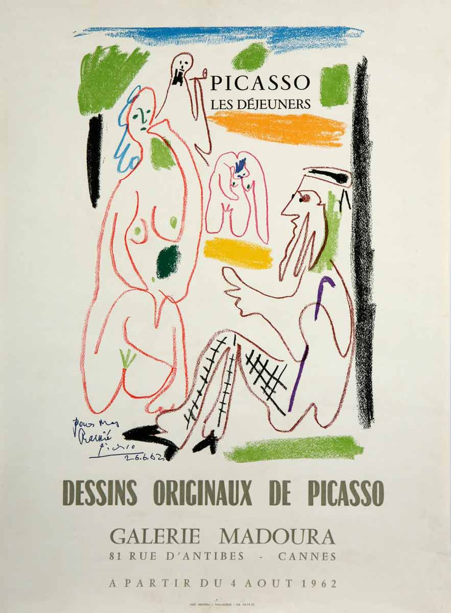 The Meals Original Drawings by Picasso