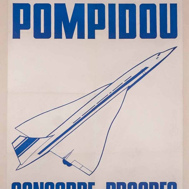 Avec Pompidou Concorde et progres