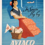 In Spain fly by Aviaco