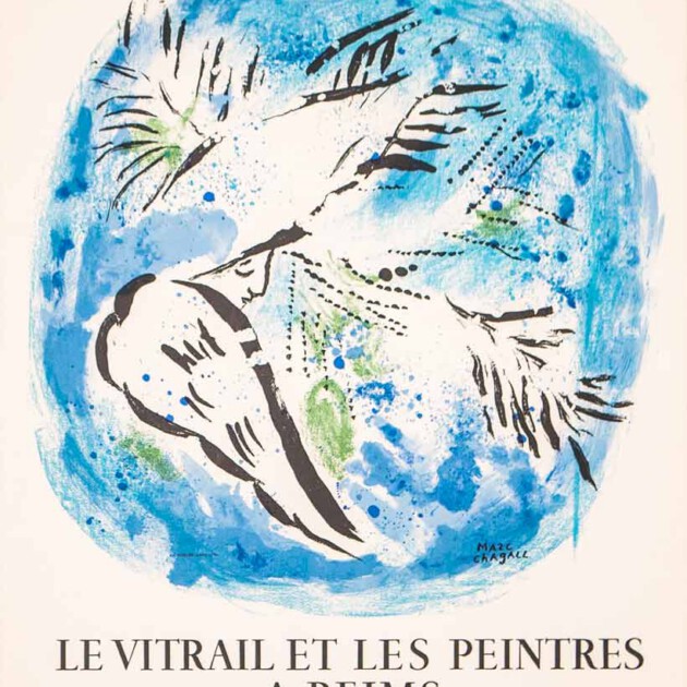 L’ange sur fond bleu. Maison de la Culture. Reims.
