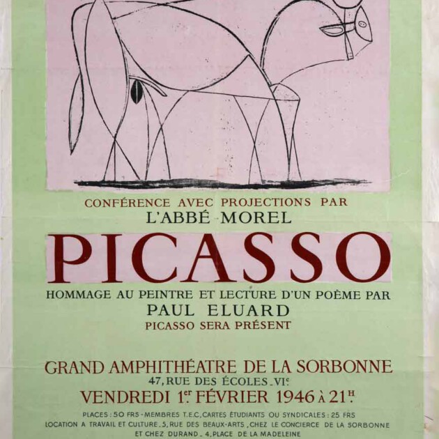 Picasso Conference with Projections by Abbé Morel