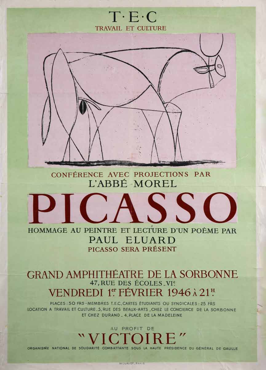 Picasso Conference with Projections by Abbé Morel