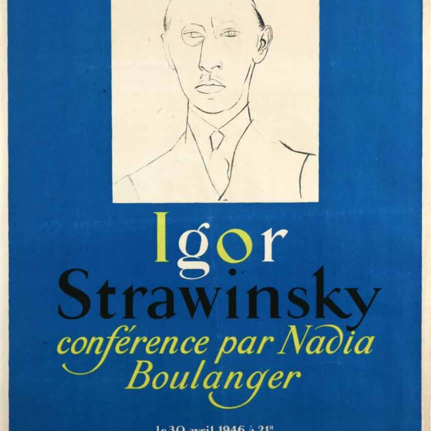 Igor Stravinsky Lecture by Nadia Boulanger