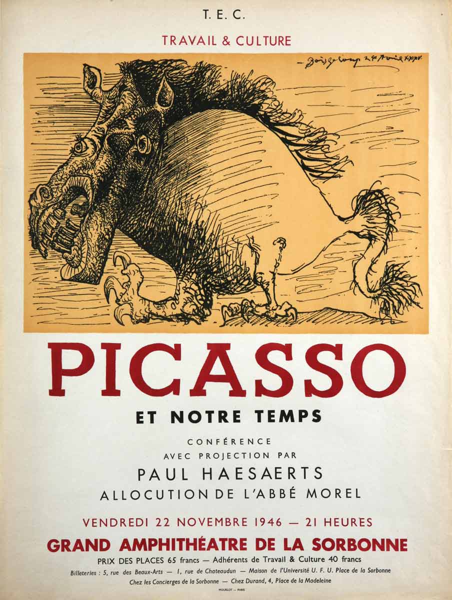 Picasso and Our Time Lecture by Paul Haesaerts