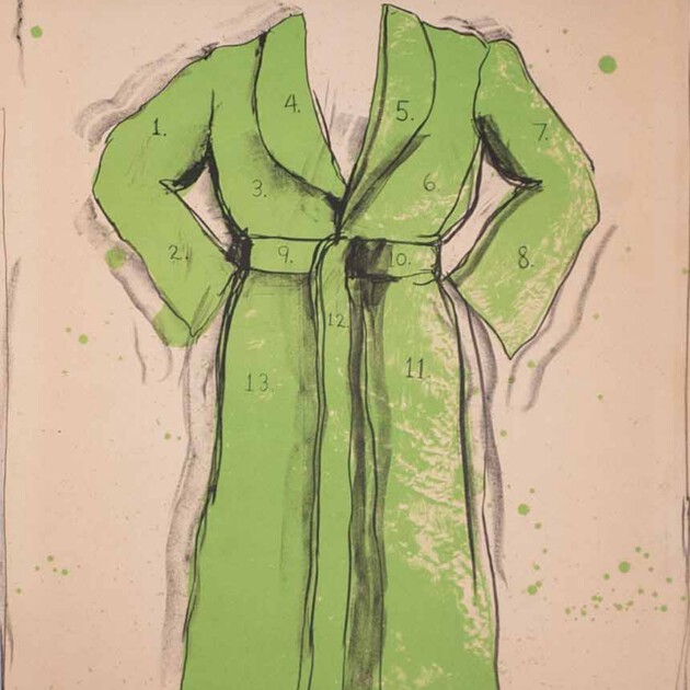 Green Bathrobe