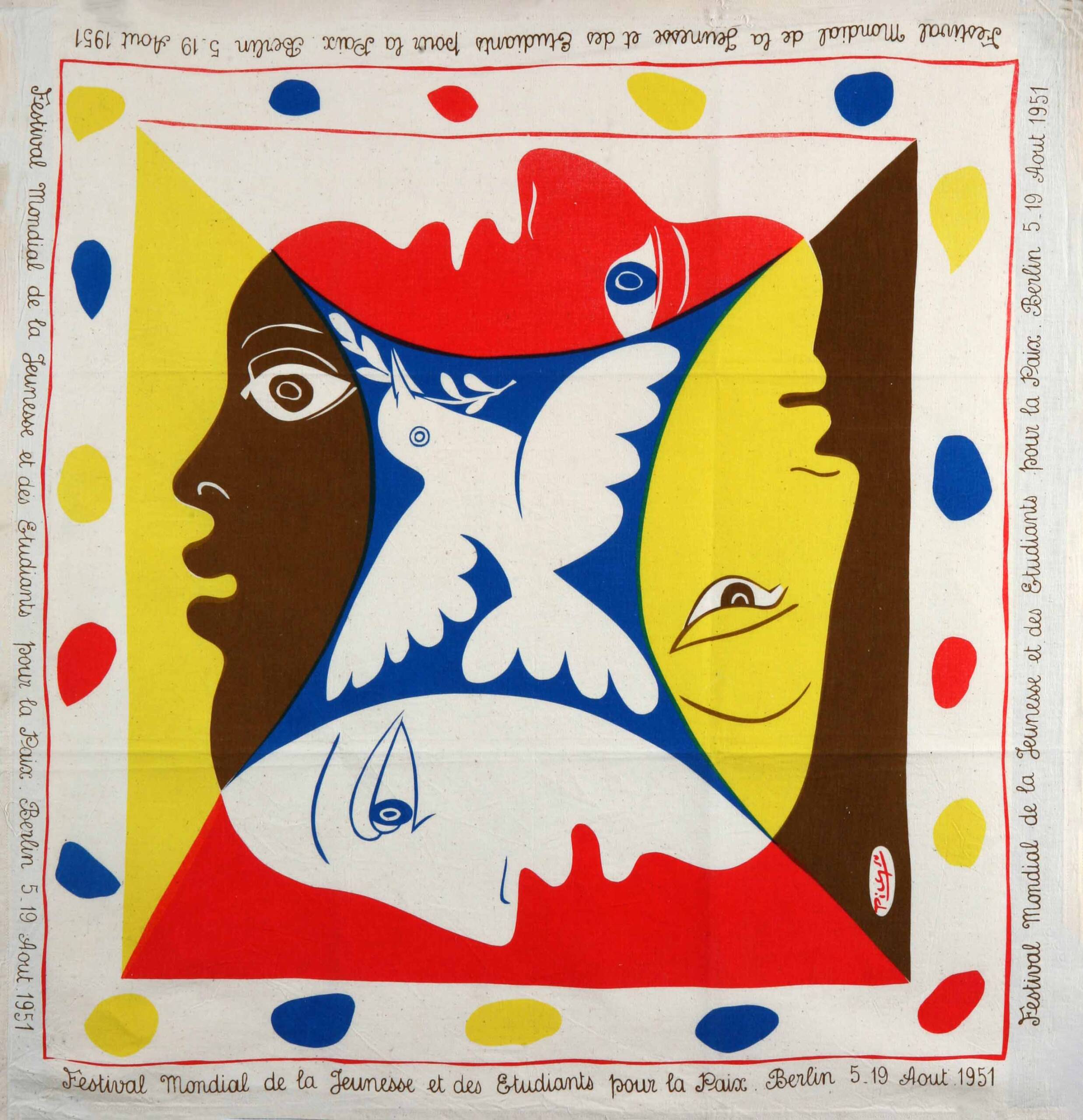 Foulard Pour le Festival de la Jeunesse Berlin