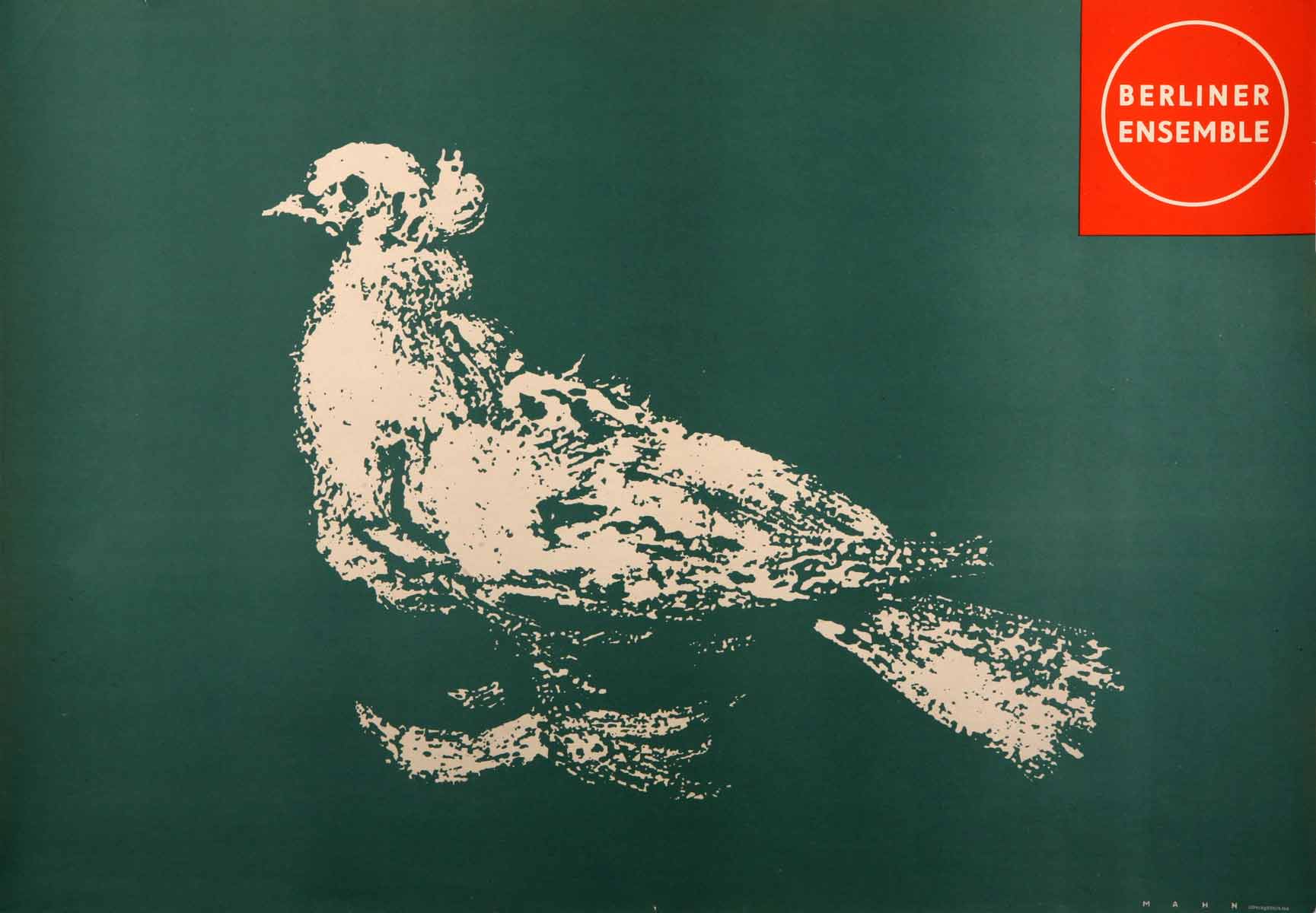 POSTER BERLINER ENSEMBLE, STAATSTHEATER DER DDR